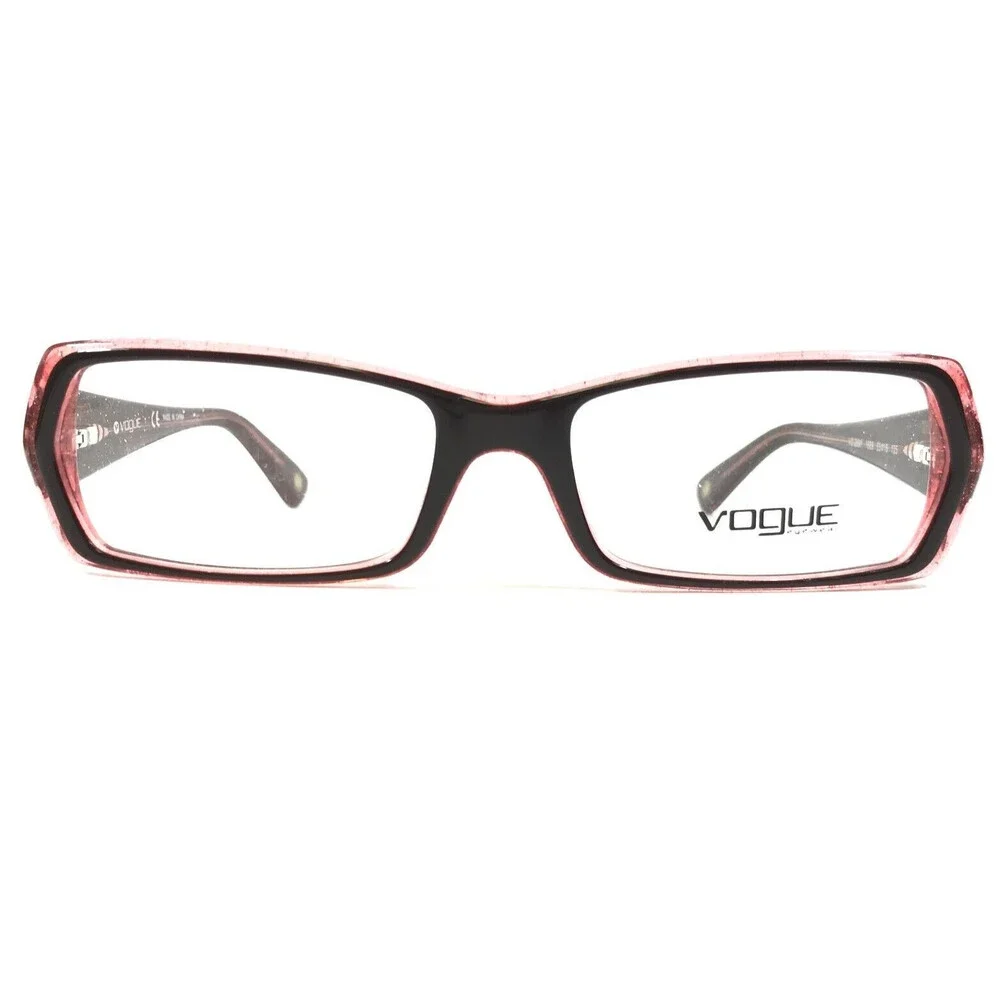 Vogue Eyeglasses Frames VO2691 1689 Brown Pink Rectangular Full Rim 53-16-135